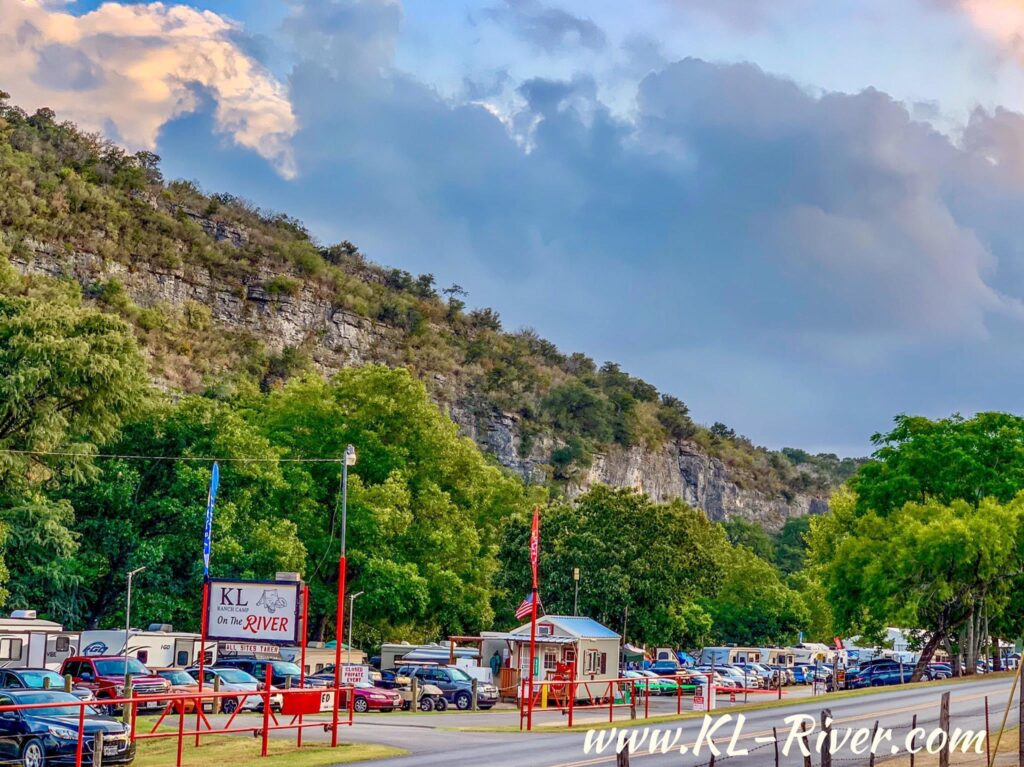 Campsites on the Guadalupe River